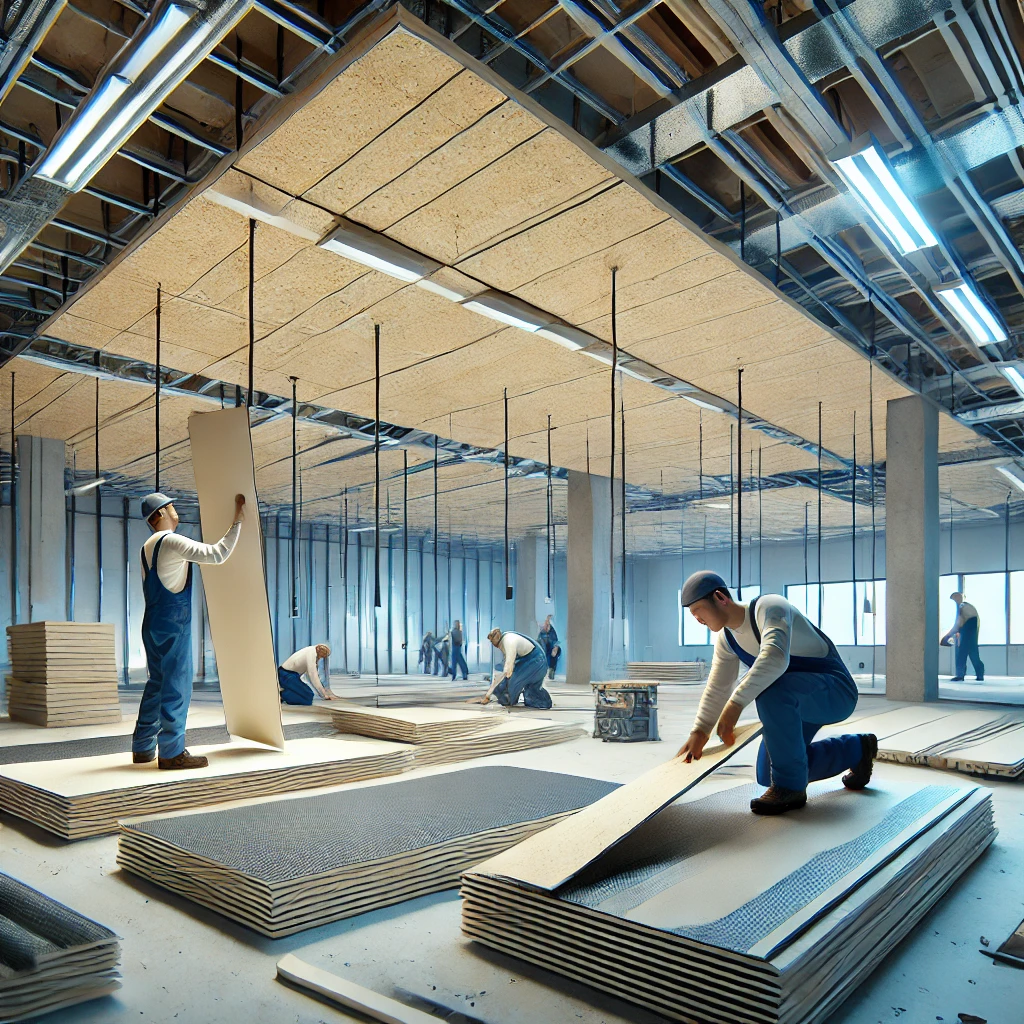 Ceiling Works for Particle Board Ceiling Installation in Saudi Arabia