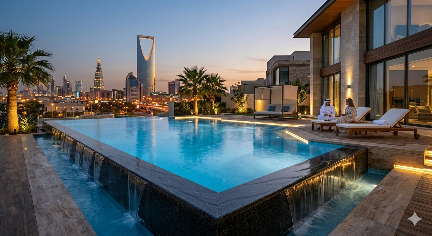 مسبح انفينيتي اوفر فلو