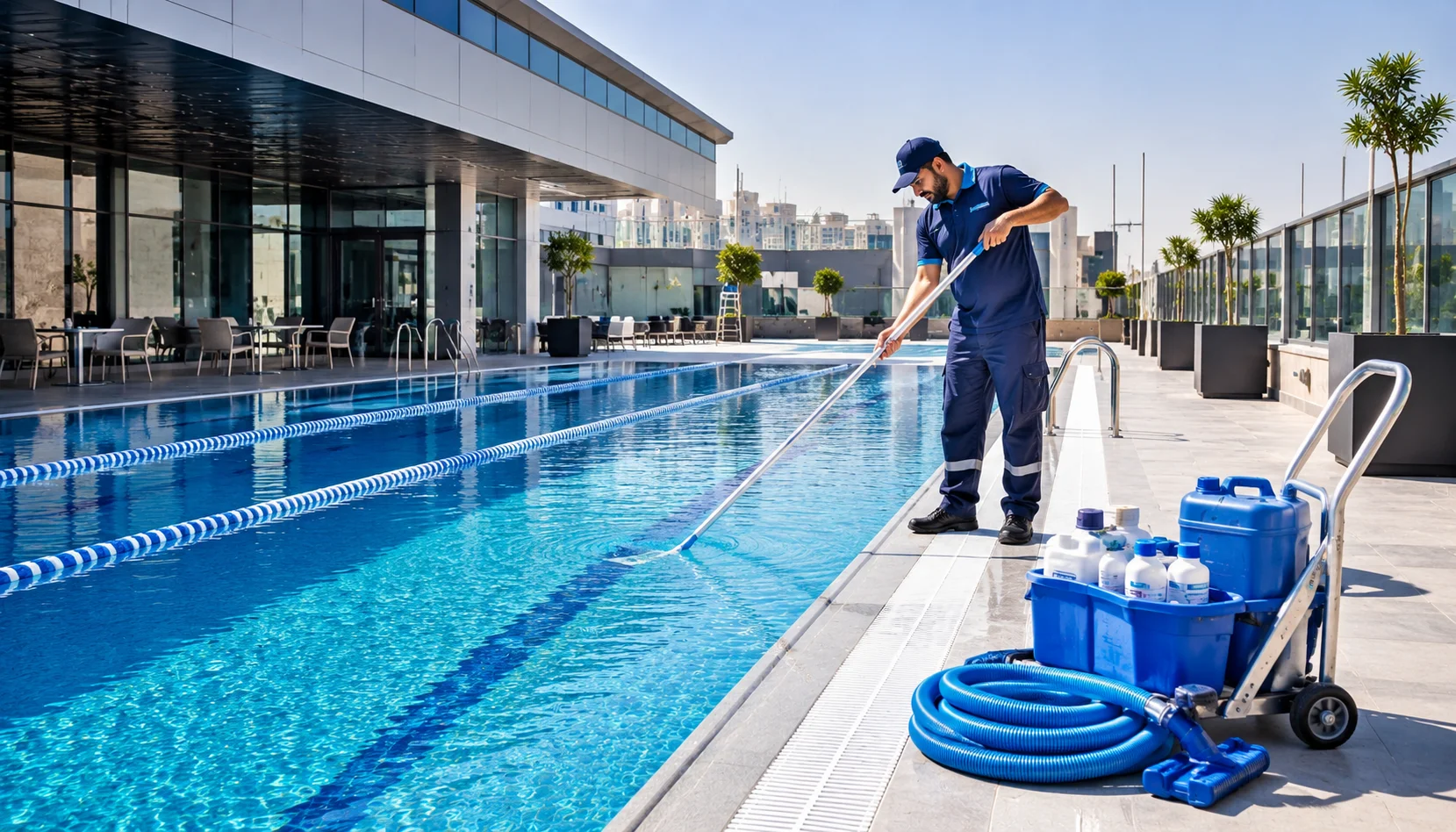 Commercial Pool Maintenance in Riyadh