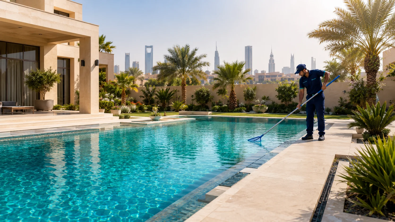 Single Pool Cleaning in Riyadh